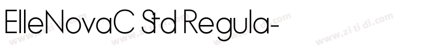 ElleNovaC Std Regula字体转换